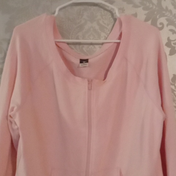 Cheetah zip up sweatshirt jacket xl - Picture 2 of 6